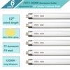 Accway (6 pack) F8T5/WW 12’’ Linear Fluorescent Light Bulb, 8W