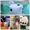 Inflatable Dice 13 Inch Jumbo 4-Piece Multicolor Novelty Giant Blow