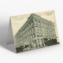 GREETING CARD - Vintage Illinois USA - Jacksonville. Opera House
