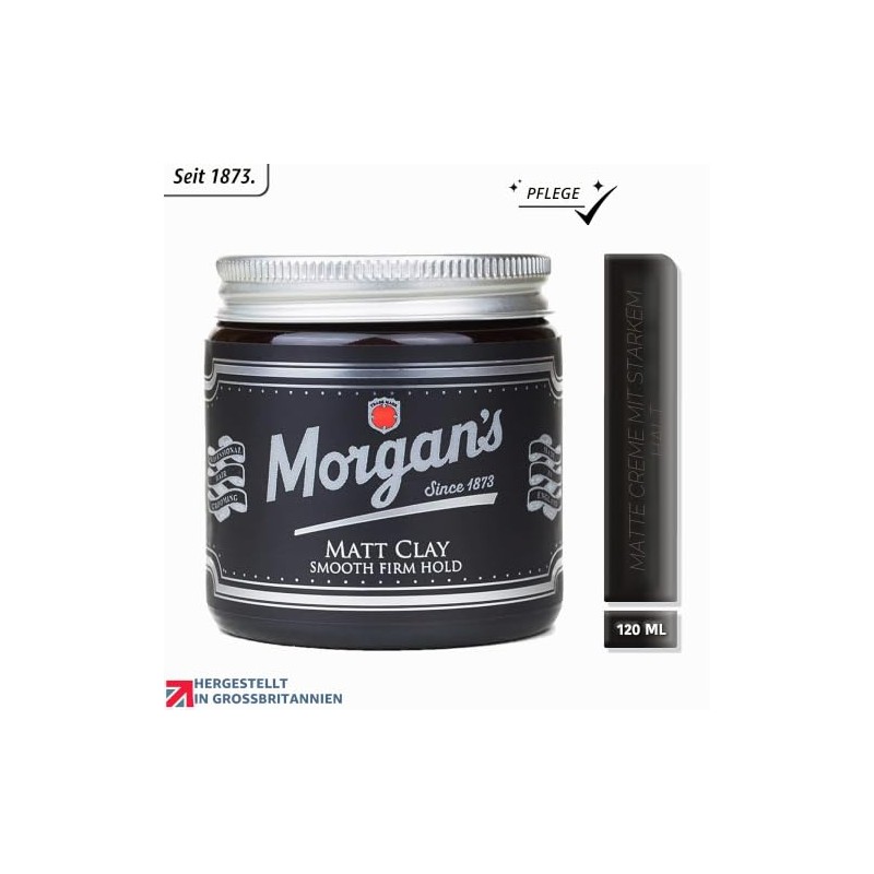 Morgans Matt Clay - Smooth, Firm Hold 120ml