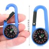 MenYiYDS 9 Pcs Mini Plastic Mountaineering Tuck Guide Pack Small