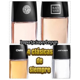 AVON LAS CLÁSICAS PARA ÉL WILD COUNTRY-OSLO-300 KM/h & BLACK SUEDE COLOGNE 75 ML