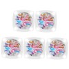 Vaguelly 5 Set Creative Butterfly Nail Art Sequins Delicate Nail