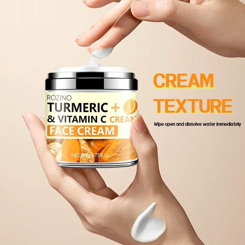 Turmeric + Vitamin C Moisturizing Face Cream – Deeply hydrates,