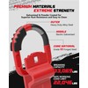 AMBULL D-Ring Tie Down Anchors with Rubber Isolators, 4 Pack