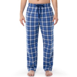 Fruit of the Loom mens Woven Sleep Pant Pajama Bottom, Navy Plaid, XX-Large US