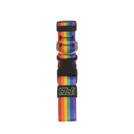 Bub's collar large with quick release. Dimensions of the dog's neck circumference: 42 - 62 cm. (Rainbow)