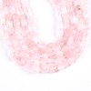 6-8mm Natural Rose Quartz Gem Stone Free Form Nuggets Tumbled
