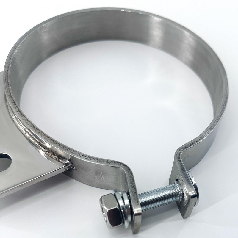 5" Chorme Mount Bracket Clamp for Peterbilt Exhaust Stack 379