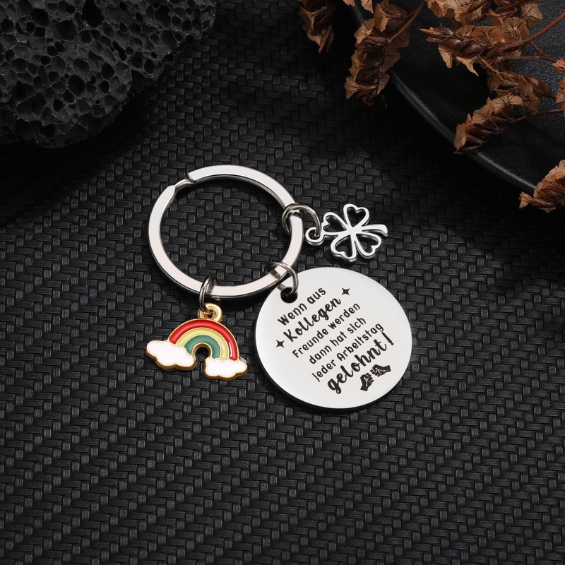 Jusgan Leaving Gift Colleagues Keyring Small Gift Colleague