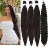 Black Braiding Hair Pre stretched for Boho Braids Pre stretched