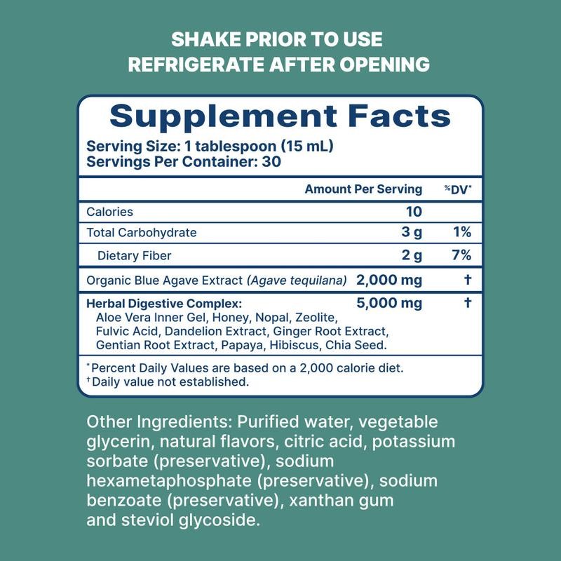 Santo Remedio Digestión Plus | Agave Azul - Tamaño: Suministro