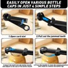 Jar Opener Bottle Opener for Seniors with Arthritis, Multi Retractable