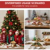 Christmas Tree 2-Tier Wood Serving Tray – Acacia Wooden Tiered