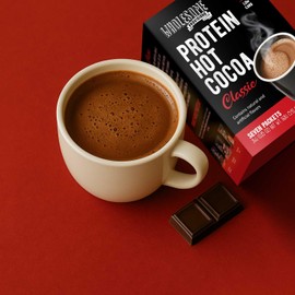 Protein Hot Chocolate, Keto Hot Chocolate Mix, Low Carb Hot Cocoa, 15g Protein, 3g Net Carbs, Low in Sugar, Instant Hot Coco, 7 Individual Macro-Controlled Packages (Classic, 5 Pack)
