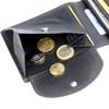Hans Kniebes Men's Leather Wallet, Flat Wallet in Landscape Format