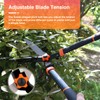 LKDING Lightweight Hedge Shears Manual Hedge Clippers for Trimming Borders