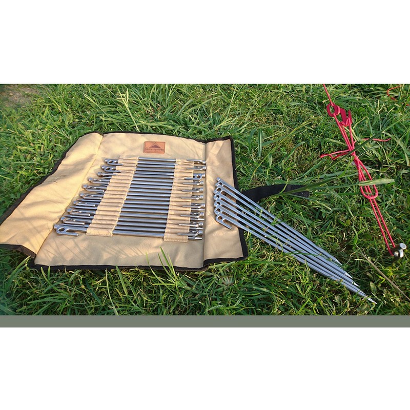 Camping Moon B-126 Canvas Peg Storage Bag, Peg Storage Case,