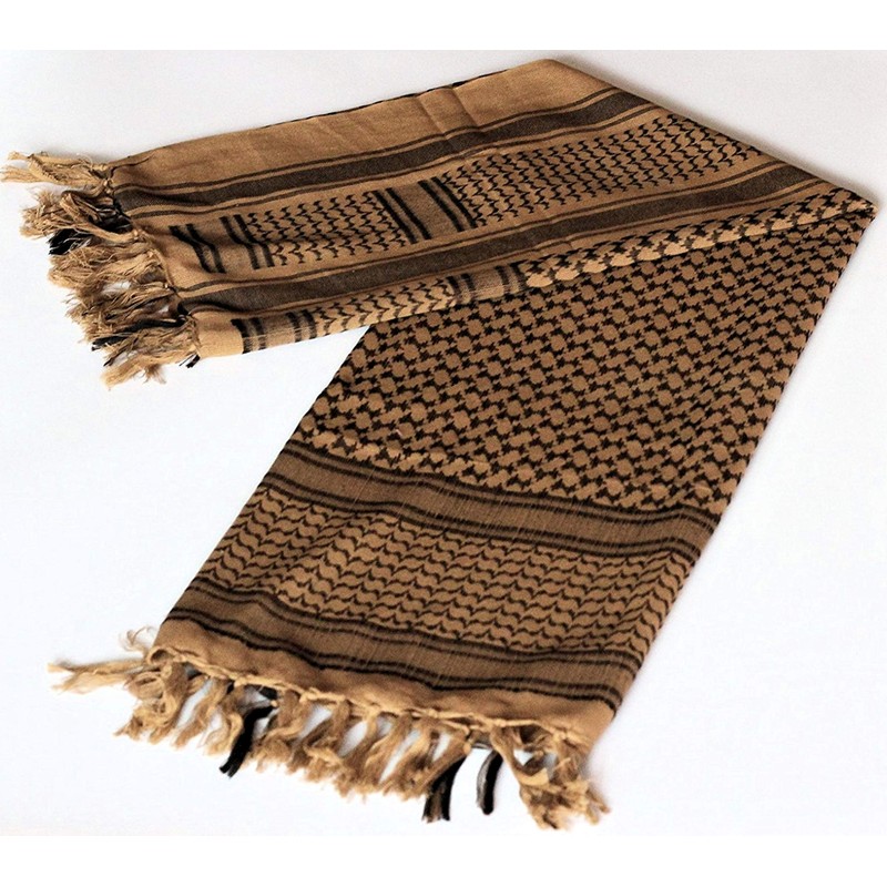 100% Cotton Scarf, Afghan Stall, Arab Stall, Scarf, Shemagh, tan