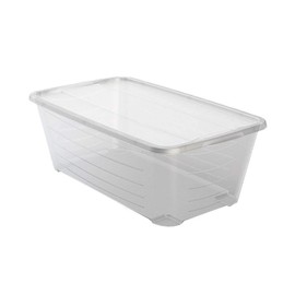Life Story 5.7 L Clear Shoe & Closet Storage Box Stacking Container, 20 Boxes