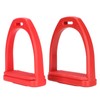 1 Pair Horse Stirrups Rubber Pad Slip Resistance Professional Engineering
