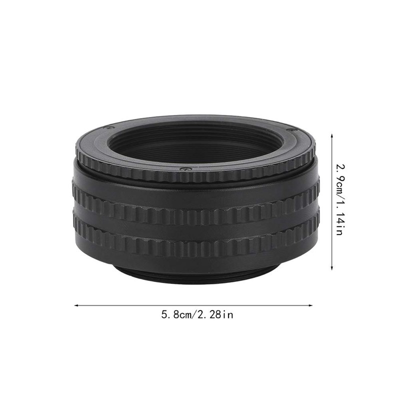Focusing Helicoid Adapter, 25-55mm M42 to M42 Adjustable Focusing Helicoid