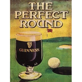 Guinness Beer - Golf Theme, The Perfect Round NEW METAL SIGN: 9x12" Ships Free