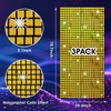 Pack of 3 Disco Party Table Runner, Gold Glitter Table