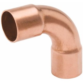 MUELLER INDUSTRIES GIDDS-2722 Copper Elbow 90 Degree Long Turn, 1/2"