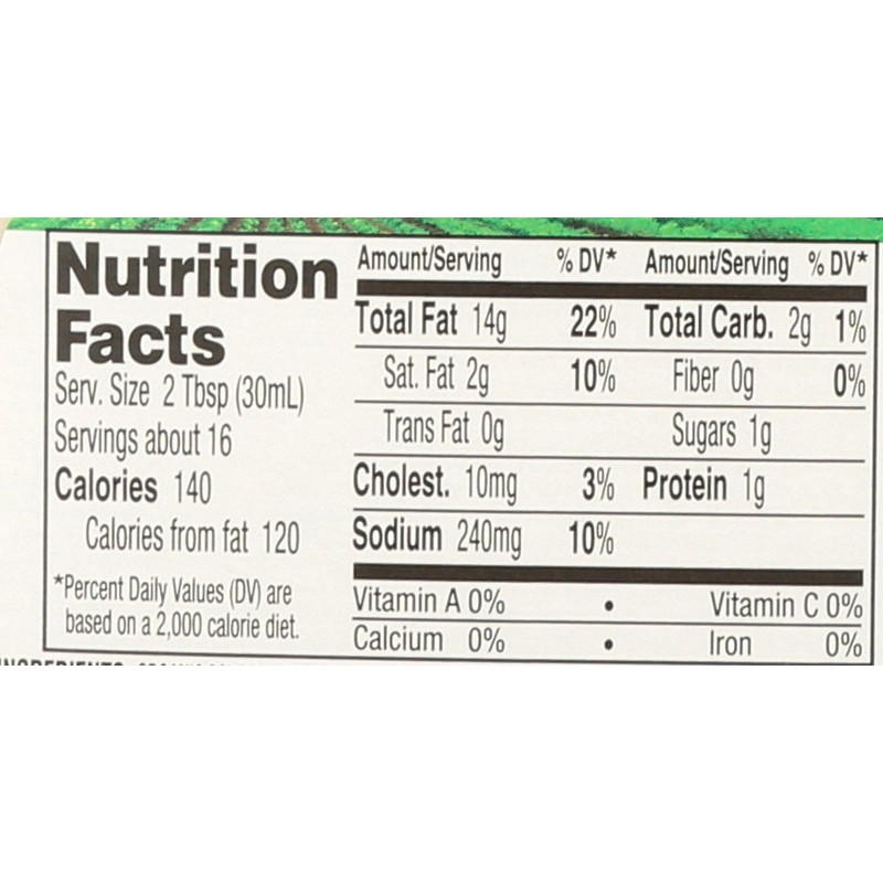 Hidden Valley Original Ranch Organic Salad Dressing & Topping, Gluten
