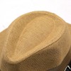 masanoya Mesh Class Wide Brim Straw Panama Fedora Hat Jazz