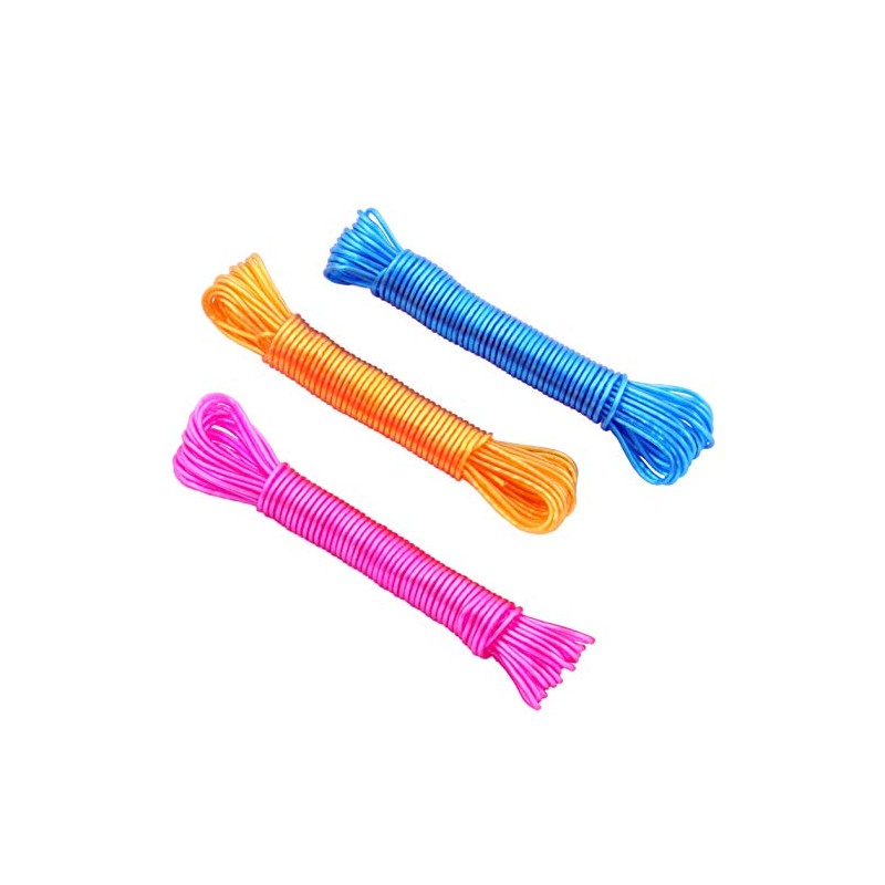 Chef Craft 21611 Select Plastic Sturdy Clothesline, 33 feet, Color