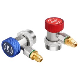 FAITIO AC Manifold Gauge Set for R134A, R32, R22 & R410 Refrigerants with Couplers