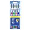 Oral-B Bacteria Blast Manual Toothbrush, Soft, 4 Count