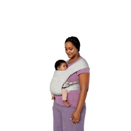 Ergobaby Embrace Baby Carrier for Newborns from Birth, Extra Soft, Stomach Carrier, Baby Carry Bag, Ergonomic, Soft Grey