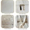DoYiKe Soft Large Canvas Comforter Storage Bags with Four Carrying