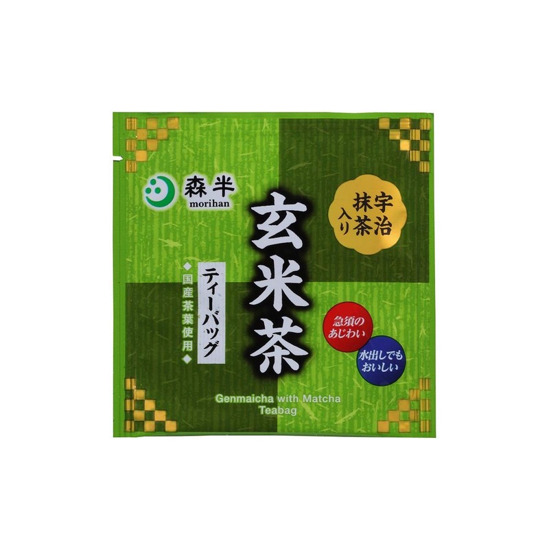 Mori Han Genmaicha with Uji Matcha Tea, 1.6 oz (46