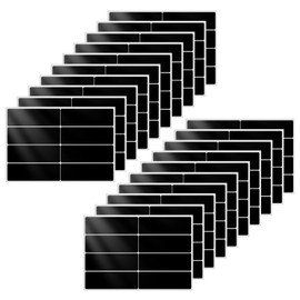 YIKIADA Black Color Coding Labels 3 × 1 Inches Self-Adhesive Rectangle Stickers Waterproof Name Tags for Office School Home 160 PCS
