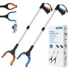 REWKCY 34" Grabber Reacher Tool, 2-Pack Foldable Reacher Grabber Pickup