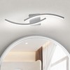HLILCEH 23.62 inch Modern Bathroom Vanity Light Brushed Nickel Lights