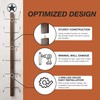 P-ALADIN Cowboy Hat Holder, Cowboy Hat Rack for Wall, 6-Piece