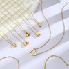 Reuscol 14K Gold Plated Initial Necklaces for Women Letter Q