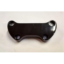 Rivercity Black Upper Handlebar Riser Clamp W/ Skirt Harley Davidson 1" Bars 74-15