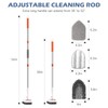 SetSail Tile Tub Scrubber Brush 3-in-1 Shower Scrubber with 52-inch