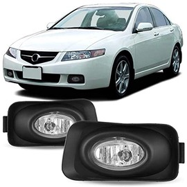 Winjet WJ30-0001-09 OEM Series for [2004-2005 Acura TSX] Driving Fog Lights + Switch + Wiring Kit