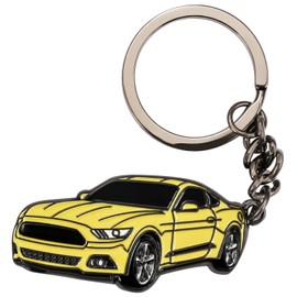 for Car Keychain Keyring for Car Key Fob Holder for Car Key Fob Lanyard,Identical Car Shape Car Key Chain,Ideal Gifts for Men Women,Yellow