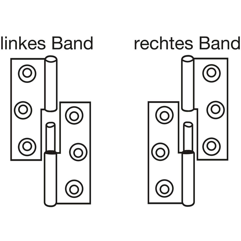 HEWI B9505.50R 99 Screw-On Tape B9505.50, Right, Steel/Plastic, White