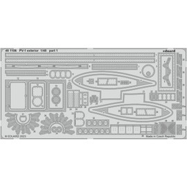 エデュアルド 1/48 ロッキード PV-1 ベンチュラ 外装エッチングパーツ (アカデミー用) プラモデル用パーツ EDU481106