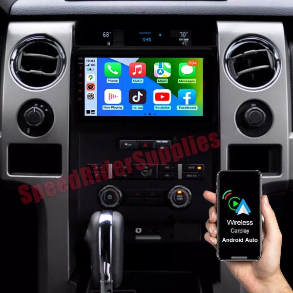 Unbranded Apple Carplay For Ford F150 2009-2014 Android 13 Car
