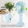 Mini USB Rechargeable Handhold Portable Desktop Cooling Fan (Blue)